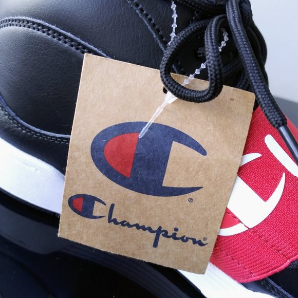 Champion Men\'s Court Brand Mid-High Leather Sneaker main image 5